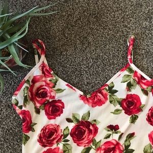 F21 | rose skater dress 🌹